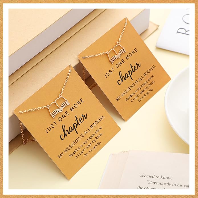 Just One More Chapter Necklace